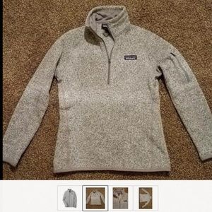 PATAGONIA Better Sweater 1/4 Zip Grey XS
